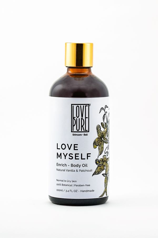 Moisturizer & anti-aging Body Oil with Vanilla - Love Myself