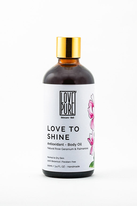 Anti-aging, moisturizer & floral Body Oil - Love to Shine